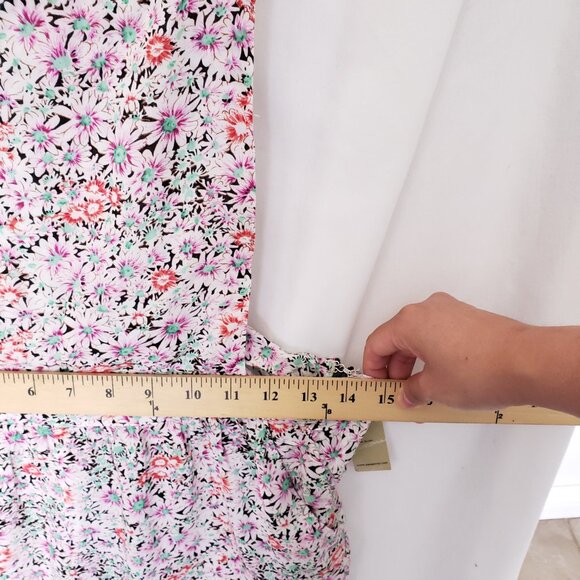 Passport Multicolor Colorful Thin Overall Shorts Romper with Pockets Size S - Picture 6 of 16